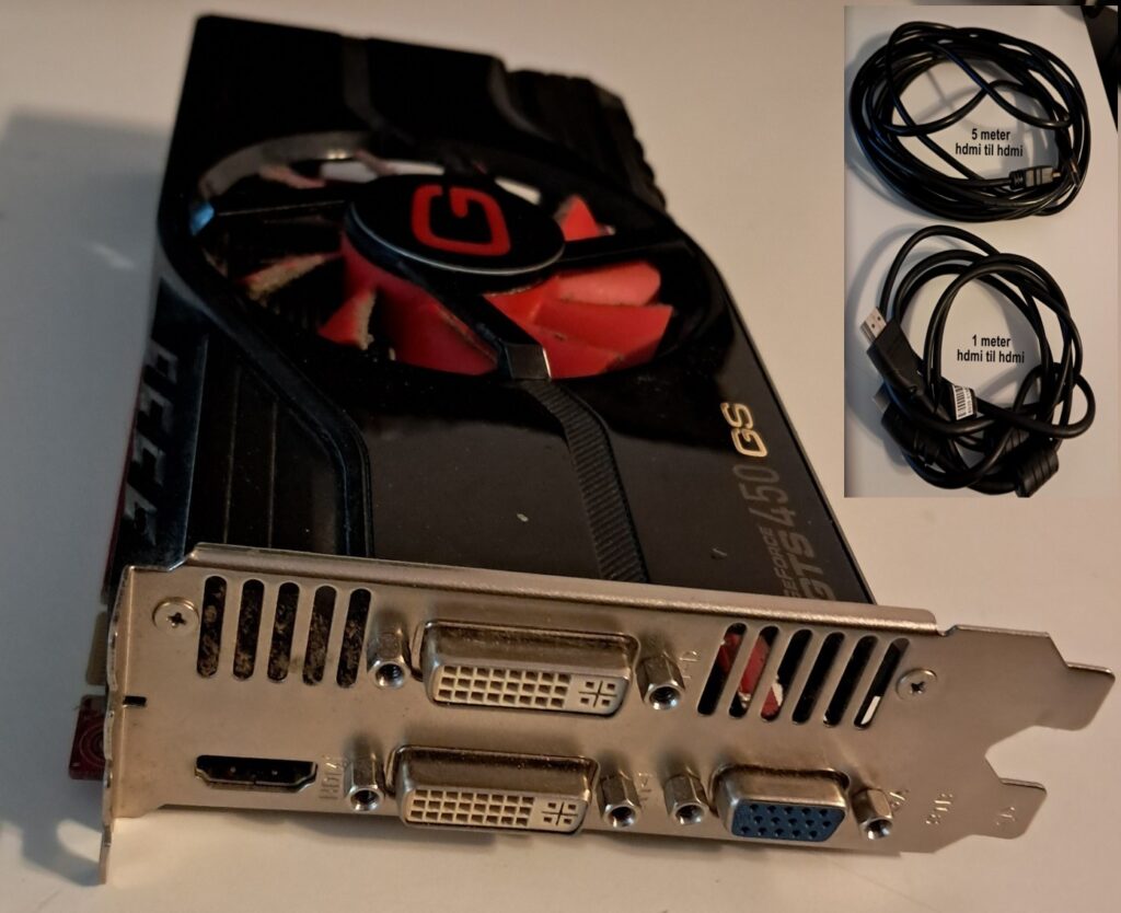 computerudstyr Gainward GTs 450 GS 200kr